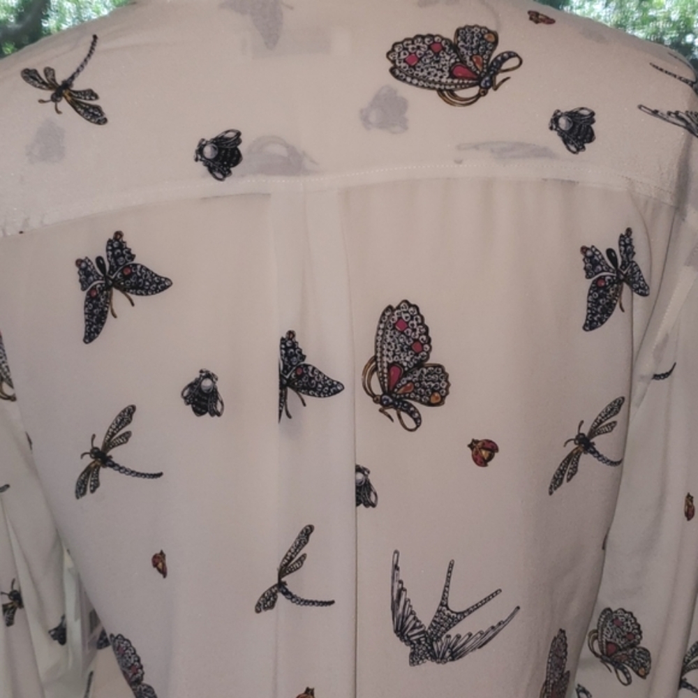 NEW Equipment Femme 100% Silk Button-up - Picture 9 of 12